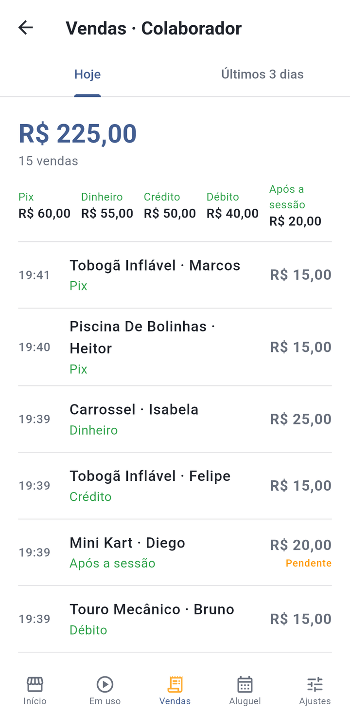 HISTÓRICO no aplicativo Play Joke